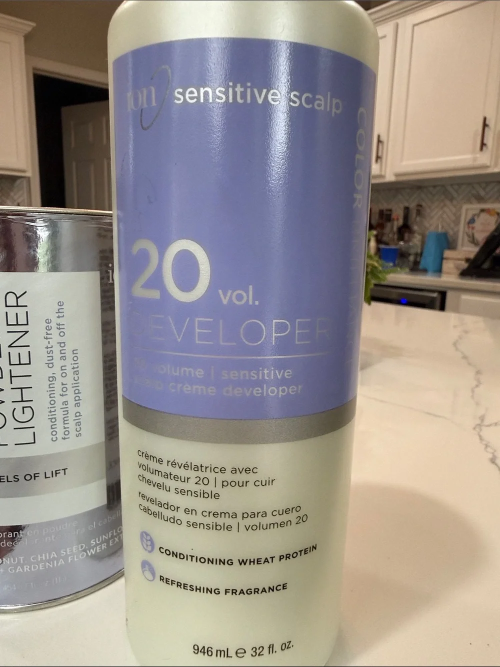 ION Bright White Powder Lightener & 20 Vol Developer — NEW UNOPENED